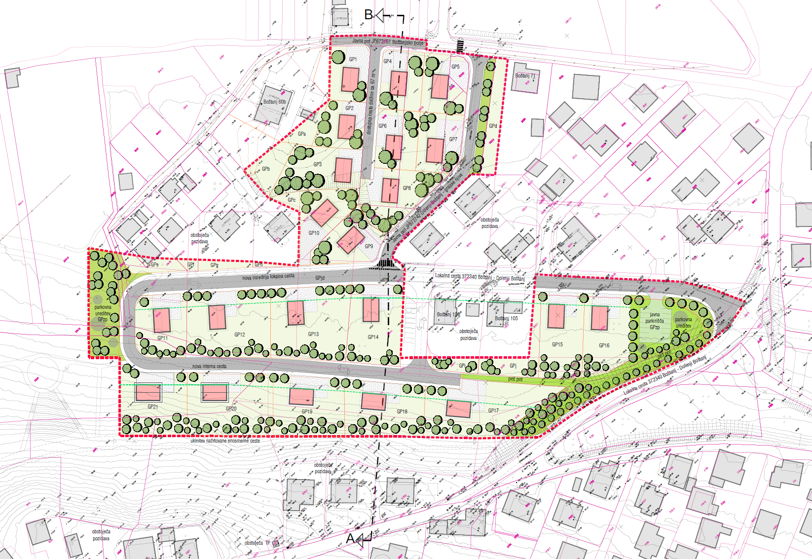 ureditvena situacija_SD_OPP_Sv.kriz_Bostanj_2025