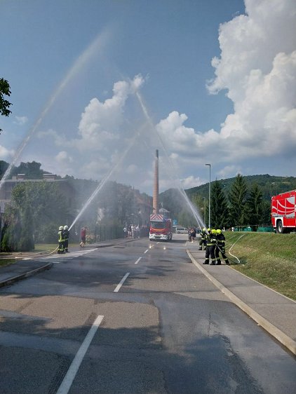 Gasilksi sprejem vozila v Sevnici